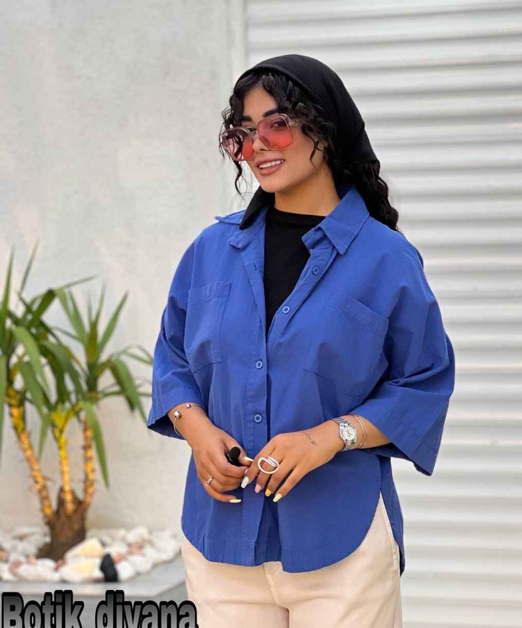 شومیز لینن خنک مدل پردیس