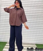 شومیز لینن خنک مدل پردیس