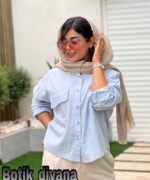 شومیز لینن مدل تایلان