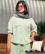 شومیز لینن ترک دخترانه