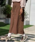 شلوار واید لگ لینن بوتیک دیانا