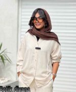 شومیز سیلک مدل تیکو