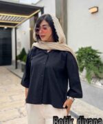 شومیز لینن مدل آتوسا
