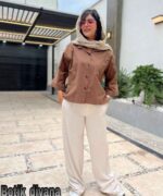 شومیز لینن مدل آتوسا