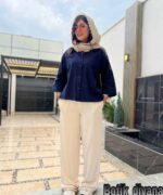 شومیز لینن مدل آتوسا