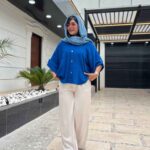 شومیز دخترانه کنفی مدل پارنا