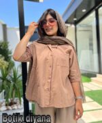 شومیز لینن مدل هانیکو بوتیک دیانا