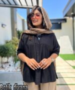 شومیز لینن مدل هانیکو بوتیک دیانا