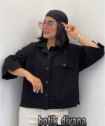 شومیز لینن مدل تینو