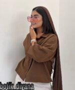 شومیز لینن مدل تینو