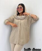 شومیز لینن مدل تنارا