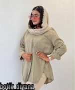 شومیز لینن مدل تنارا