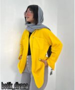 شومیز کتان رنگی