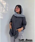 شومیز کتان رنگی