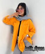 شومیز کتان رنگی