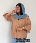 شومیز پشت دکمه مدل سوزان