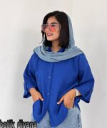 شومیز پشت دکمه مدل سوزان