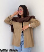 شومیز کتان مدل هلین