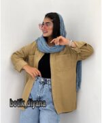 شومیز کتان مدل هلین