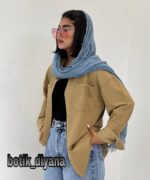 شومیز کتان مدل هلین