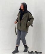 بارونی آستر دار مدل آلوینا