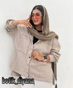 شومیز بیسکوییتی مدل ساندیا
