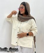 شومیز بیسکوییتی مدل ساندیا