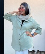شومیز بیسکوییتی مدل شیوان