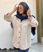 شومیز بیسکوییتی مدل شیوان