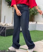 شلوار جین نیم بگ مدل آرلو