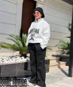 ست دورس شلوار مدل لیمفو