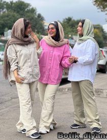 شومیز کتان ترک مدل ونیز