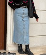 دامن جین مدل ارمغان