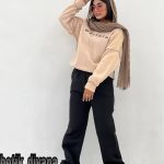ست دورس شلوار مدل دلاریس