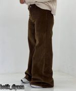 شلوار بگ مخمل کبریتی