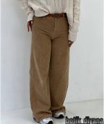 شلوار بگ مخمل کبریتی