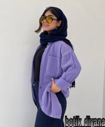 شومیز کتان پاییزه مدل نورا