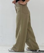 شلوار بگ کتان ترک مدل فلورانس