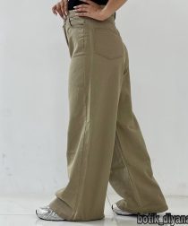 شلوار بگ کتان ترک مدل فلورانس