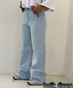 شلوار بگ کتان ترک مدل فلورانس