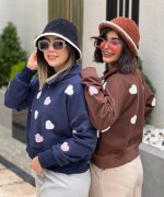 سویشرت قلبی مدل تامیلا