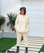 ست هودی شلوار مدل زیپون