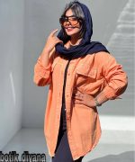 شومیز کتان مدل سایا