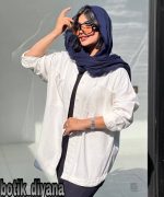 شومیز کتان مدل سایا