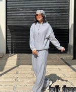 ست هودی شلوار مدل پارلا