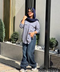 شومیز پاییزه مدل مهرنار