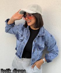 کت کراپ جین مدل نیتا