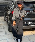 کت کراپ جین مدل نیکول