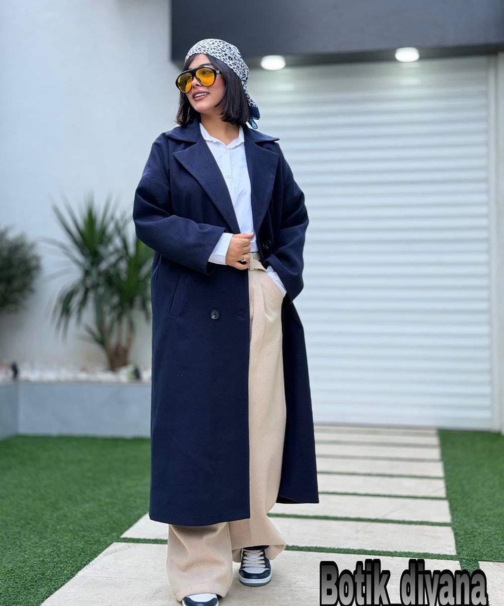 پالتو بلند فوتر مدل پاییزان