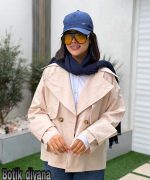 بارونی دخترانه مدل سوسن